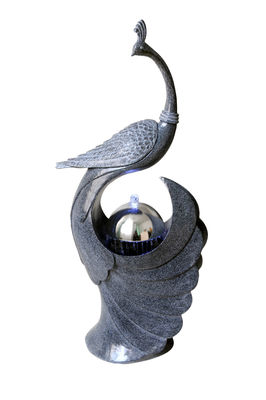 αναμμένες ζωικές υπαίθριες πηγές νερού 103cm Peacock προμηθευτής