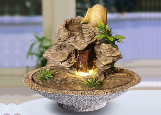 Πολυ - Tabletop βουνών Polyresin χρώματος εσωτερικές πηγές προμηθευτής